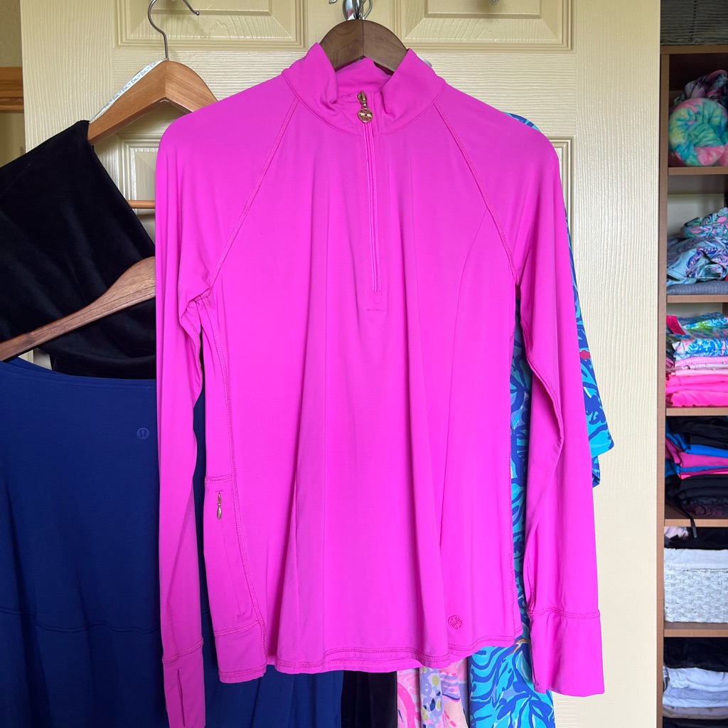 Euc!! Lilly Pulitzer Luxletic Justine Half Zip